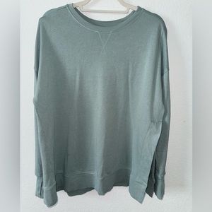 Sweaty Betty After Class Sweatshirt. Size M. Sage Green. Worn once.